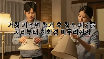 거창 가조면 철거 후 청소: 폐기물 처리부터 친환경 마무리까지